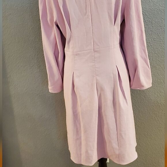 RTR Tibi Chalky Drape Corset longsleeve Dress Pink‎ - Picture 10 of 15